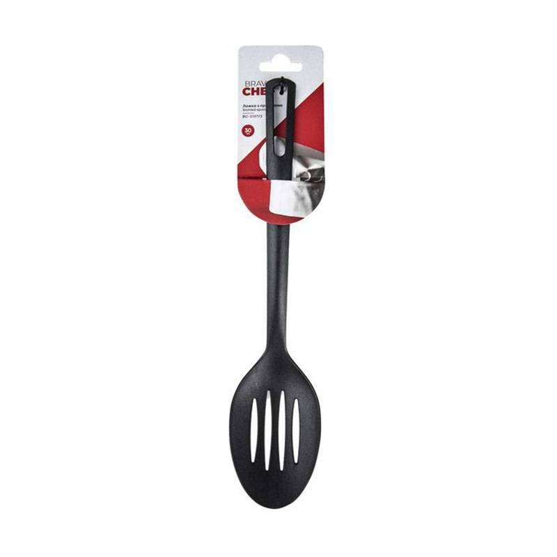 Ложка BRAVO CHEF з прорізами, 30.3 см (BC-5107/2)